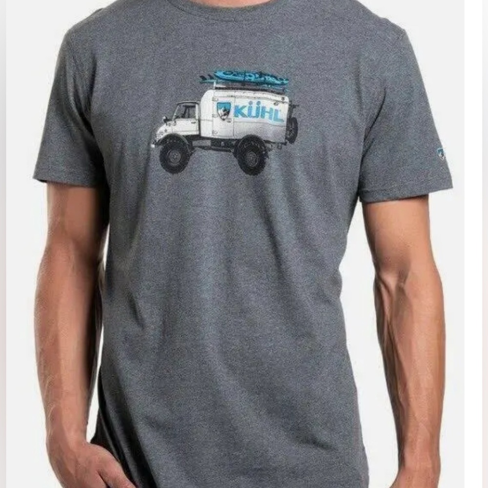 Kuhl Men's XL MOG Gray Organic Cotton Short Sleeve T-Shirt. Please Check Pics.